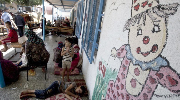 ‏UNRWA פֿירט אָן מיט אַ שול אין עזה