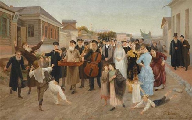 „אַ ייִדישע חתונה‟, איזאַק אַשכּנזי, 1893